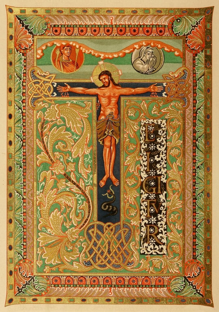 Les evangiles des dimanches et fetes de lannee 1864 Crucifixion 1 Canvas Art - Unknown (24 x 36)