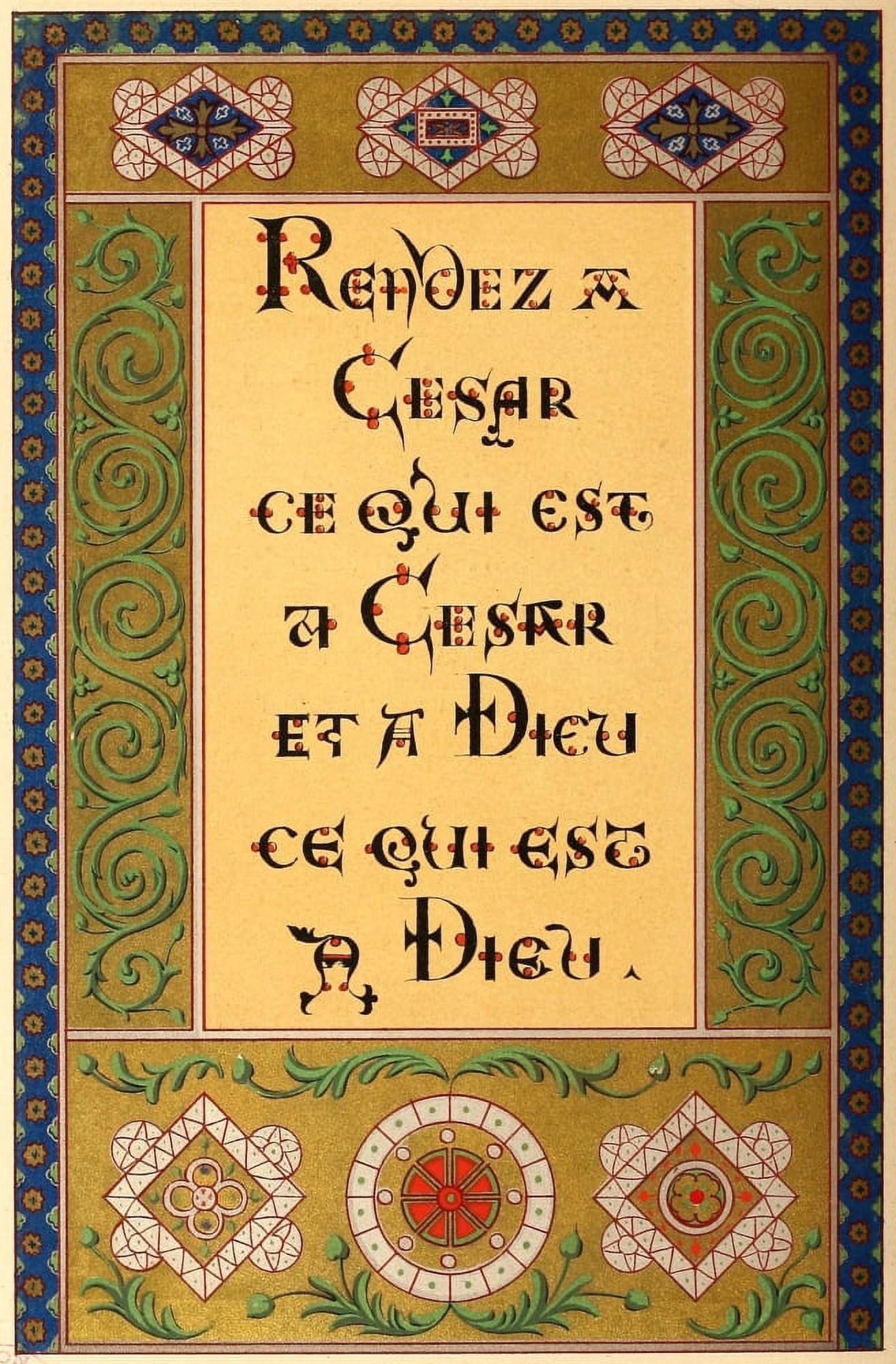 Les evangiles des dimanches et fetes de lannee 1864 Mark 1217 (French) Canvas Art - Unknown (18 x 24)