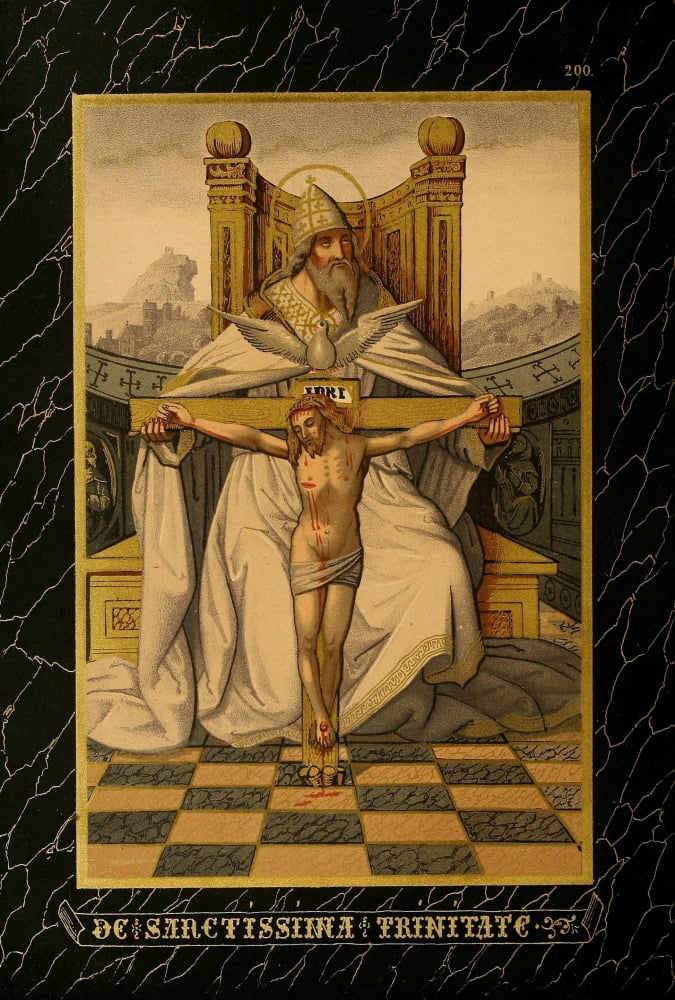 Les evangiles des dimanches et fetes de lannee 1864 The Holy Trinity Canvas Art - Unknown (24 x 36)