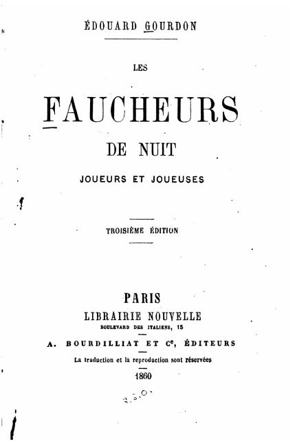 Les faucheurs de nuit, joueurs et joueuses, (Paperback)
