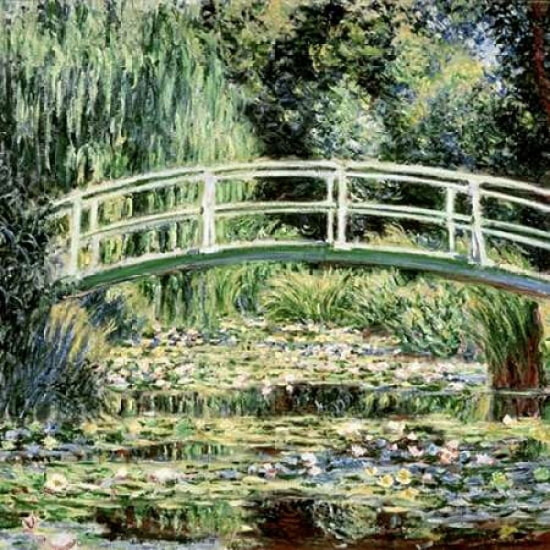Les nympheas blancs¬†- The White Waterlilies Canvas Art - Claude Monet (24 x 24)