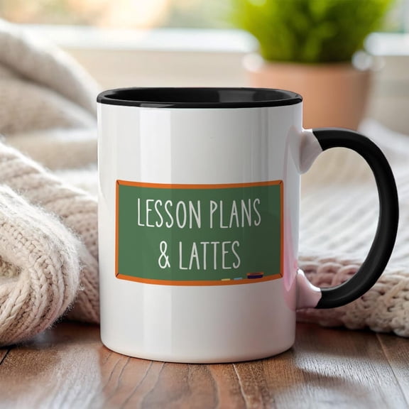 LesS1on Plans and Lattes Mug homeschool mom mug Fall TeaC1her Friend GifH1Ristian mom cup gift for mom friend TeaC1her Appreciation Cup