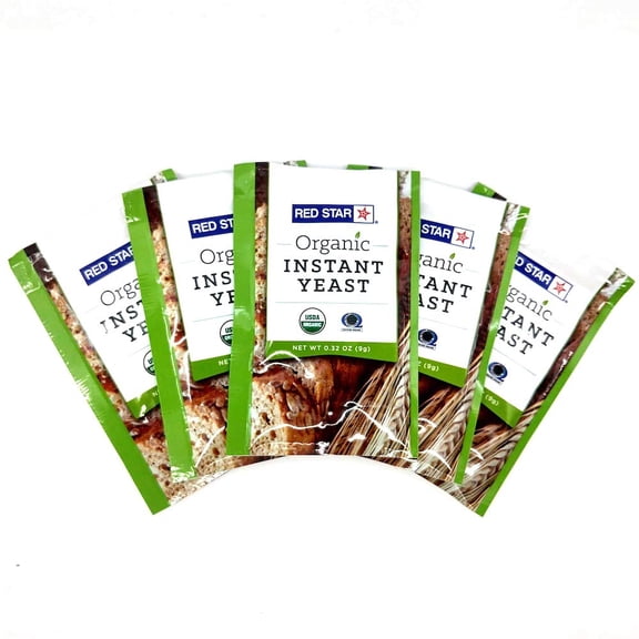 Lesaffre Red Star Organic BDF32 Instant Yeast - 5 Packets