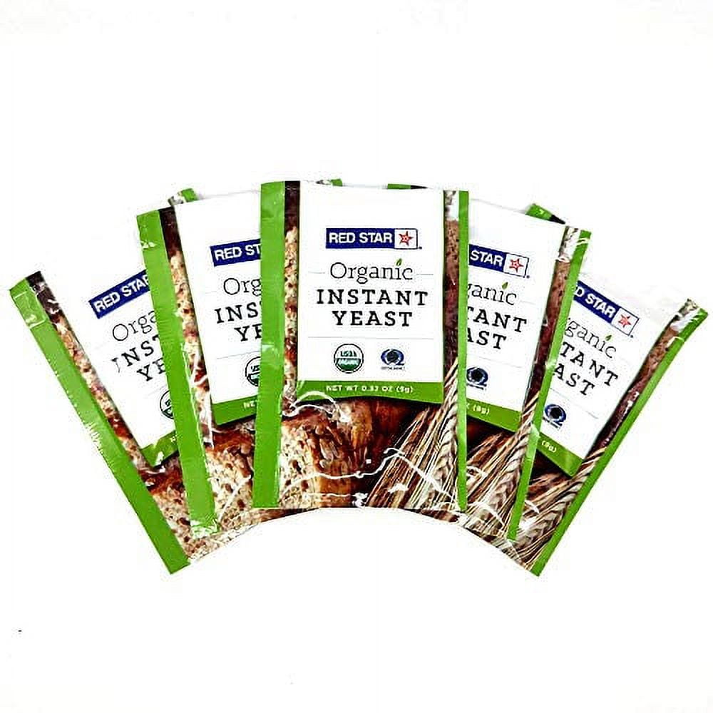 Lesaffre Red Star Organic Instant Yeast 5 Packets