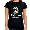 thumbnail image 1 of Lesbeean and Proud Bee Lesbian T-Shirt LGBTQ Gay Pride Womens T Shirts, 1 of 8