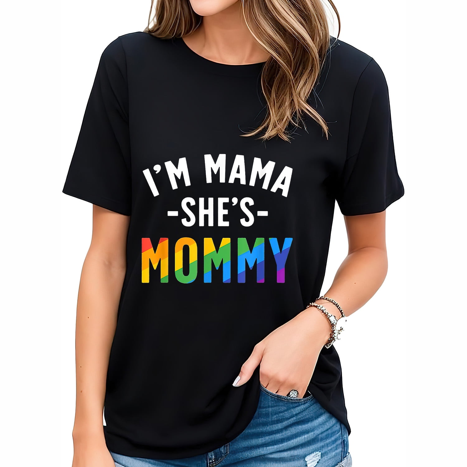 I'm Mama - She's Mommy Lgbt Lesbian Mothers T-Shirt I'm Mama - She's Mommy Lgbt Lesbian Mothers T-Shirt