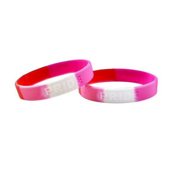 Lesbian PRIDE Silicone Bracelets