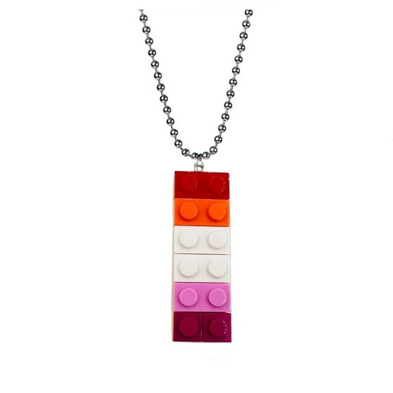 Mall of Style - Lesbian Pendant Necklace for Women - Rainbow Jewelry (Lesbian Necklace)