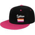 thumbnail image 1 of Lesbian Pride Flag LGBT Gifts Trucker Hat Baseball Cap Gift Women Men Dad Hat Snapback Hat Cowboy Hat White, 1 of 8