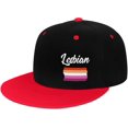 thumbnail image 1 of Lesbian Pride Flag LGBT Gifts Trucker Hat Baseball Cap Gift Women Men Dad Hat Snapback Hat Cowboy Hat White, 1 of 8