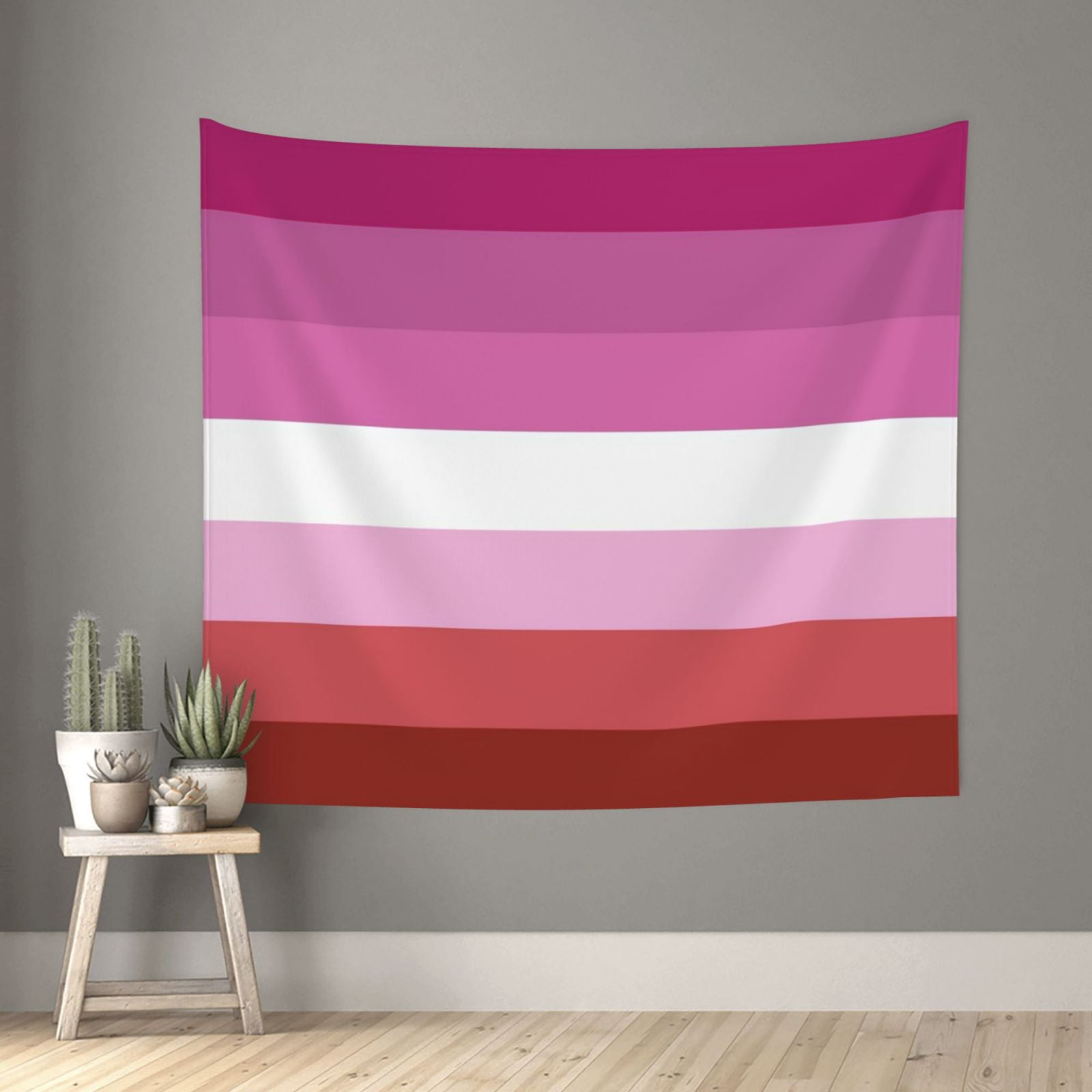 Lesbian Pride Flag Tapestry Wall Hanging Colorful Wall Haning For ...