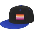 thumbnail image 1 of Lesbian Pride Rainbow LGBT Flag Trucker Hat Men Baseball Cap Women Dad Hat Sun Hat Adjustable Ponytail Hat White, 1 of 8