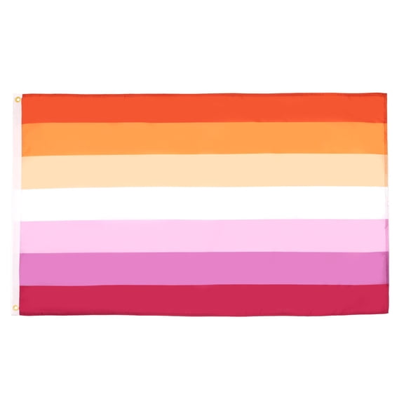 AZ FLAG Lesbian Pride Sunset Flag 2x3 ft 100D Polyester 2 Grommets 90x60 cm