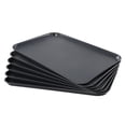 thumbnail image 1 of Lesbin 6-Pack 25.3" x 17.6" Large Plastic Rectangular Trays, Multi-Purpose Large Trays, Boot Trays, Gray, 1 of 7