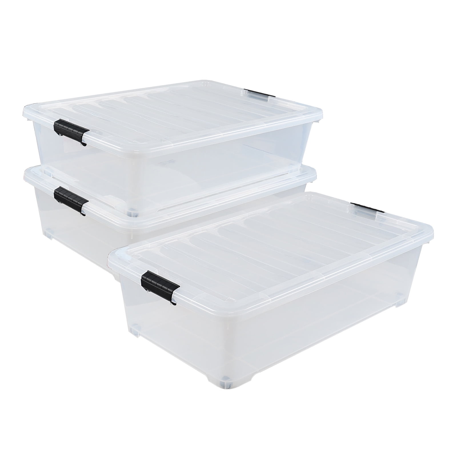 Under Bed 66 Qt Sterilite Containers Sterilite 66 ClearView Latch