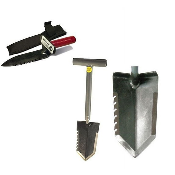 Lesche Sampson 18" Serrated T-Handle Shovel & Digging Tool Left Serrated