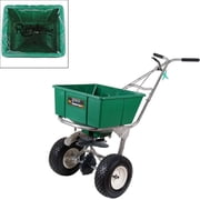 LESCO 101186 High Wheel Walk-Behind Fertilizer Spreader with Rittenhouse Hopper Cover Bundle, 2 Items