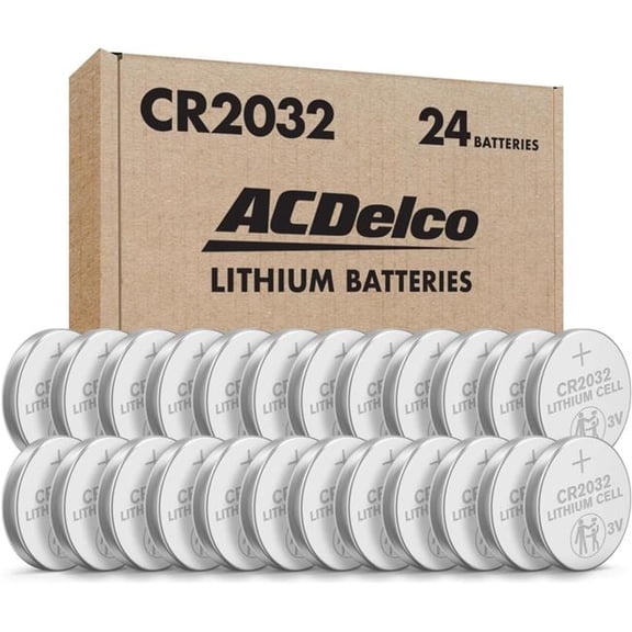 Lesco BAT-CR-2032 Excalibur Lithium 3V Coin Cell Button Battery - Bag of 5