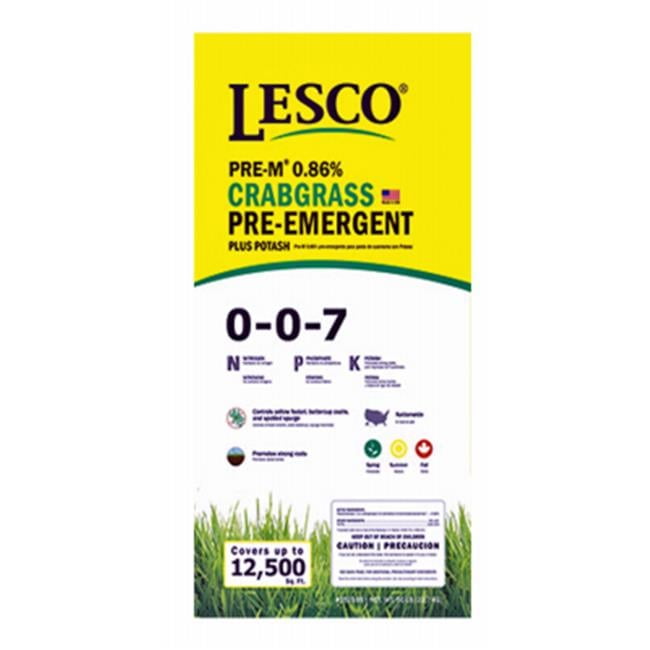 Lesco Professional 052388 Crabgrass Preventer Turf Fertilizer, 0-0-7 Formula, 50 Lbs., 12,500-Sq. Ft. - Quantity 1