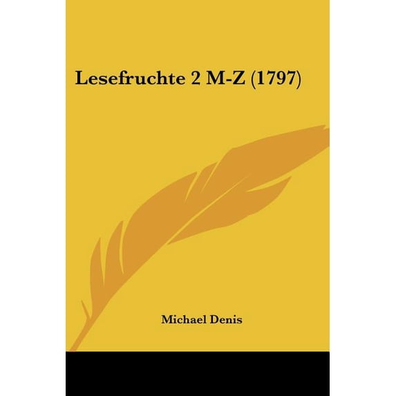 Lesefruchte 2 M-Z (1797) (Paperback)