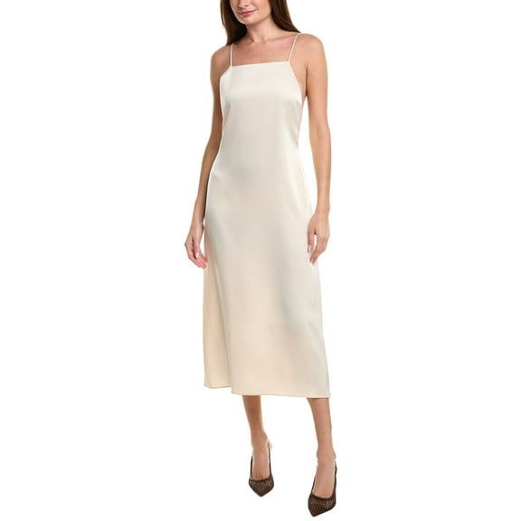 Leset womens Barb Cami Midi Dress, XL, White