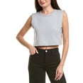 thumbnail image 1 of Leset womens  Margo Crop Tank, l, Grey, 1 of 3