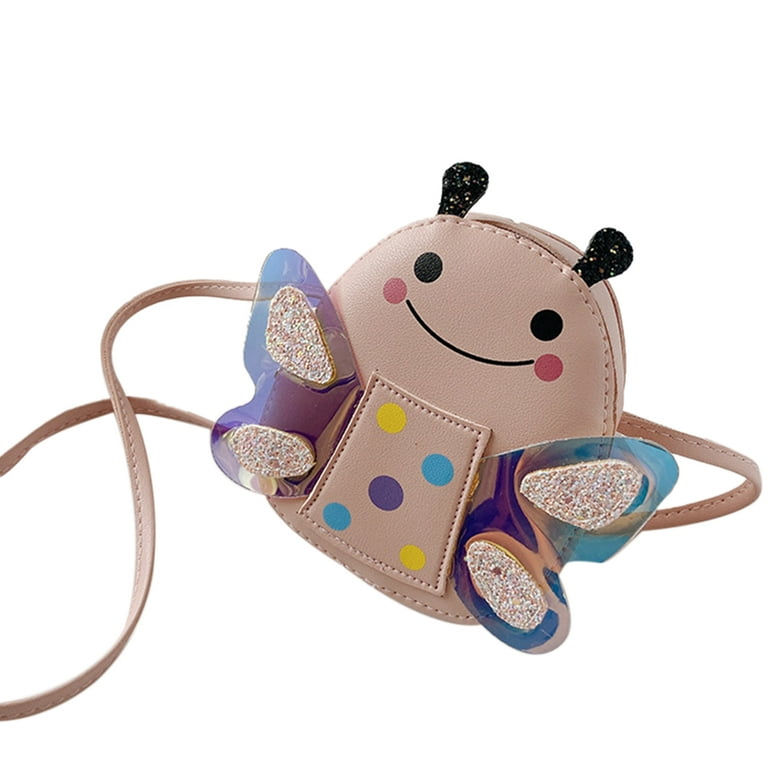 Lesimsam Girl's Messenger Bag, Cute Cartoon Bee Shape Multipurpose  Crossbody Bag for Party Travel Vacation 