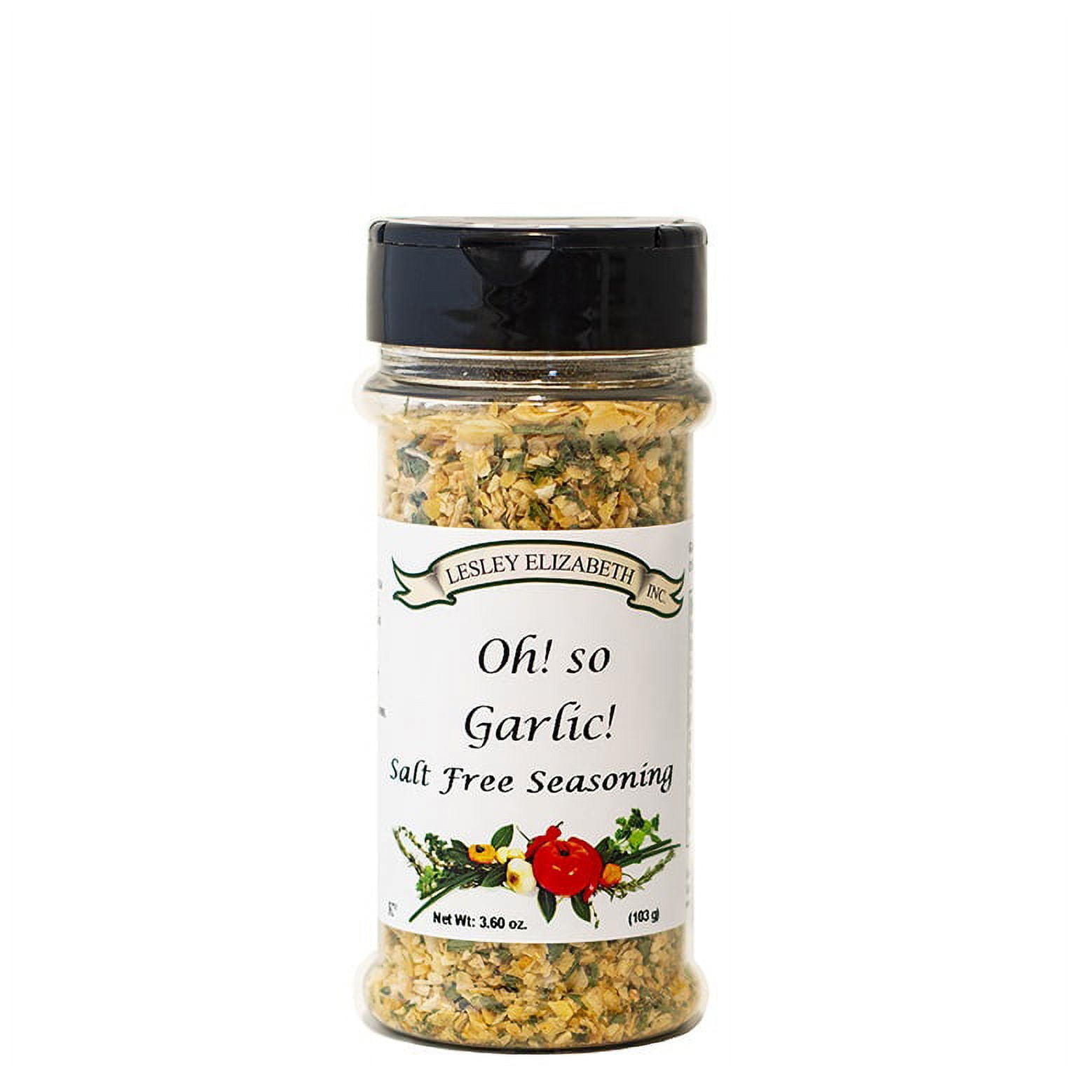 https://i5.walmartimages.com/seo/Lesley-Elizabeth-Calling-All-Garlic-Lovers-Oh-So-Garlic-No-Salt-Seasoning-Free-Purpose-Dry-Seasoning-Blend-Spice-3-6oz-MID-SP9033-11-24_61666bd7-4c63-4e9f-85d9-8ed0d046f75c.eeffa7f392acfc0131405a77f22e74e1.jpeg
