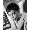 thumbnail image 1 of Leslie Caron Portrait Looking Sideways in Black and White Photo Print (8 x 10), 1 of 1