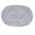 thumbnail image 1 of Leslie Country Blue & White Area Rug Oval 2' x 3' Oval, 1 of 1