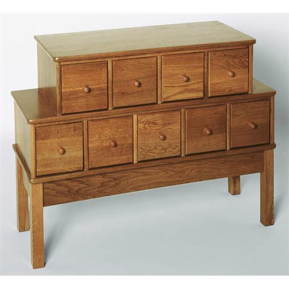 Leslie Dame CD-225 Apothecary style multimedia cabinet- Oak