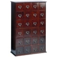 thumbnail image 1 of Leslie Dame Library Card File Multimedia Cabinet-Finish:Cherry, 1 of 2
