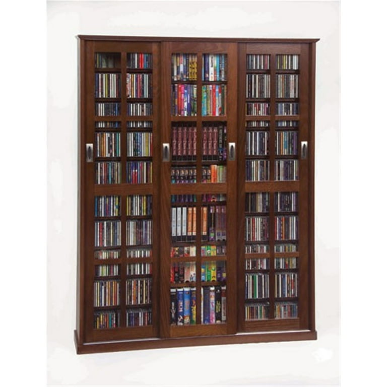 Leslie dame multimedia wall cabinet walnut deals