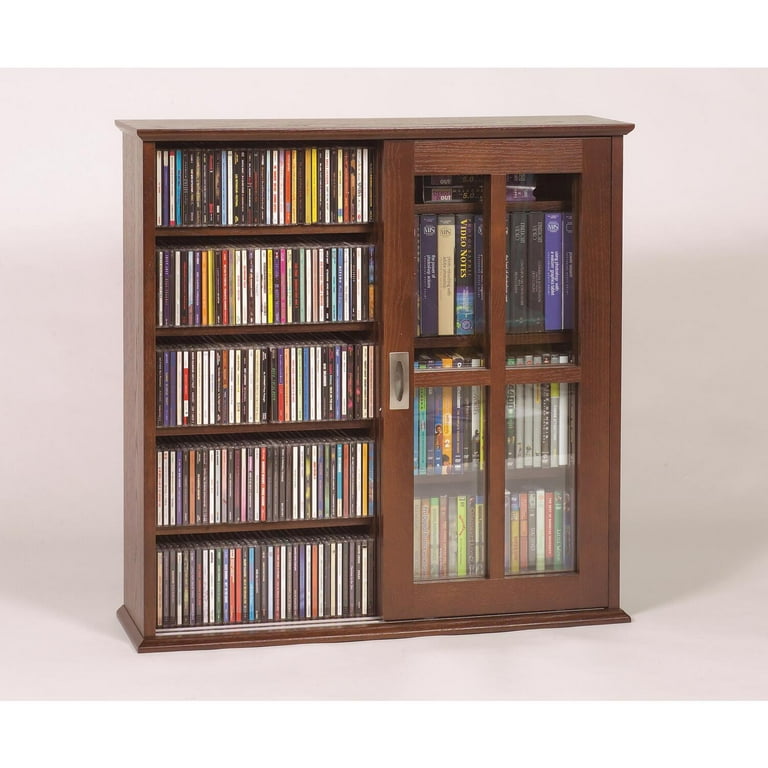 Leslie dame multimedia wall cabinet walnut deals