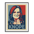 thumbnail image 1 of Leslie Knope KNOPE Poster - 11" x 14", 1 of 3