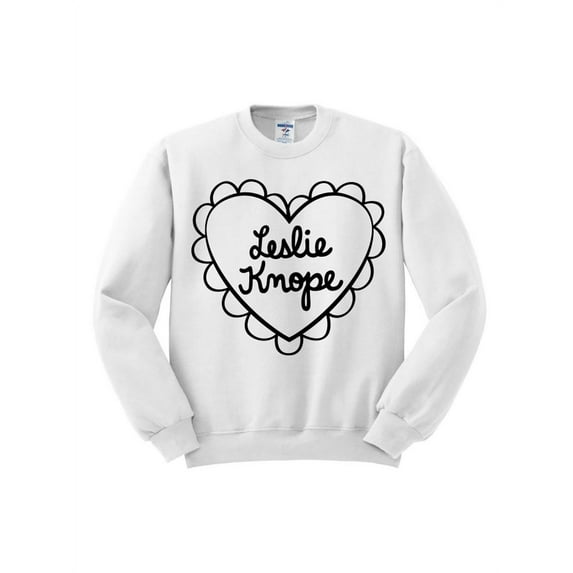 Leslie Knope Sweatshirt Large White