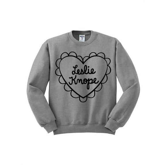 Leslie Knope Sweatshirt Medium Grey