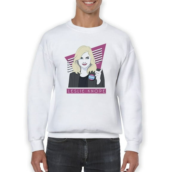 Leslie Knope Sweatshirt Men Parks And Recreation, Male 3X-Large
