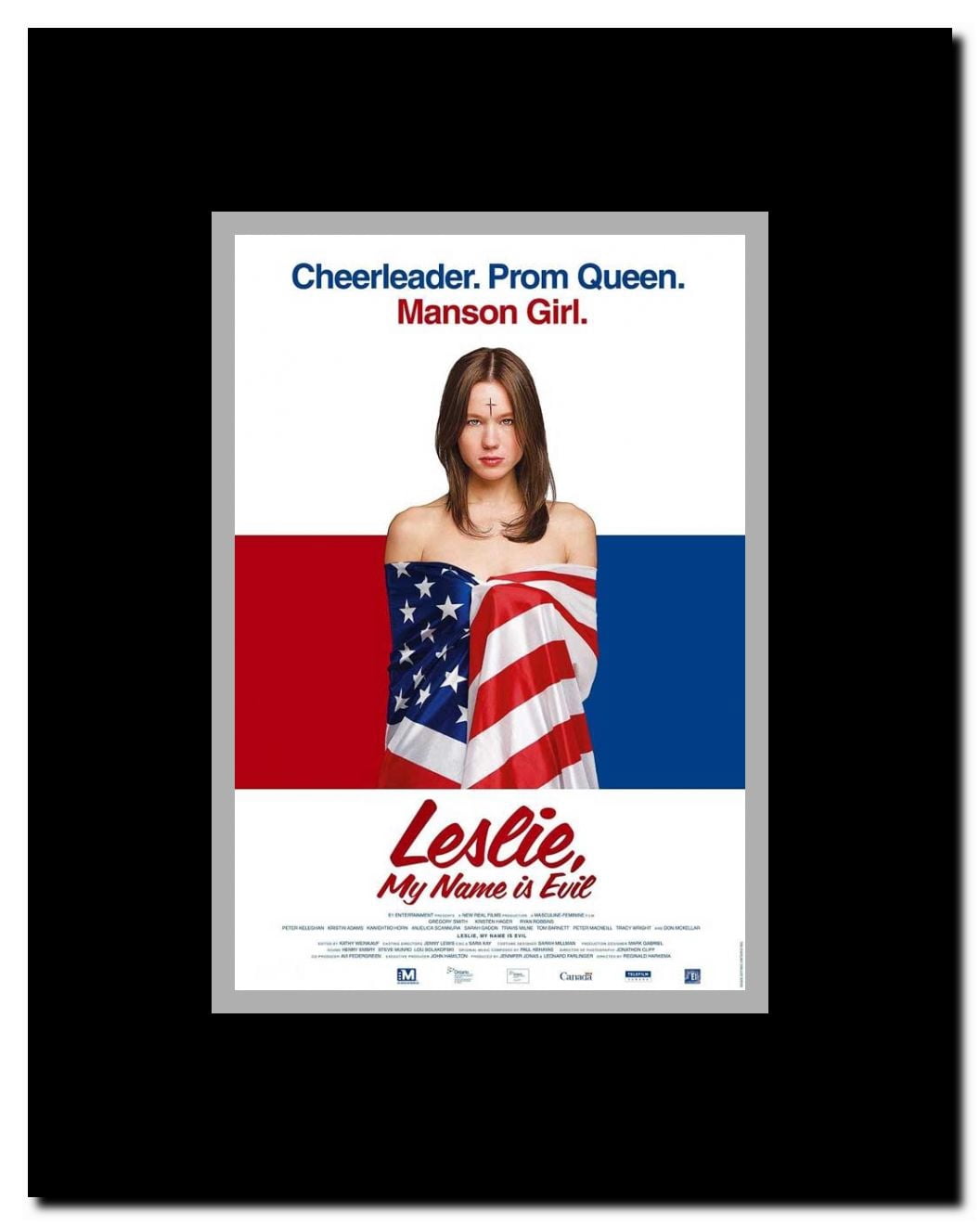 Leslie My Name Is Evil Framed Movie Poster