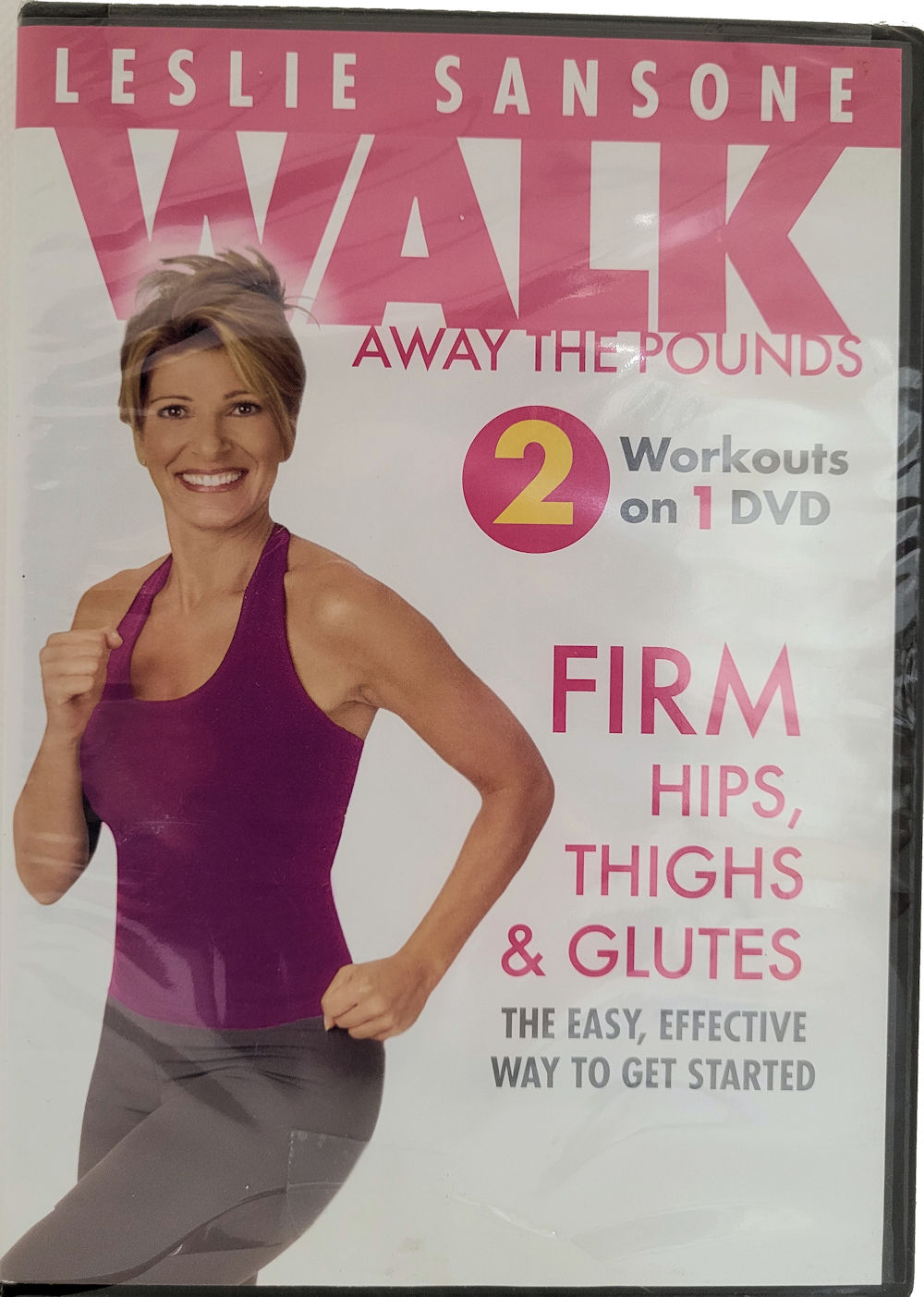 Leslie Sansone Walk Away The Pounds Firm Hips Thighs and Glutes 2 Workouts Walmart