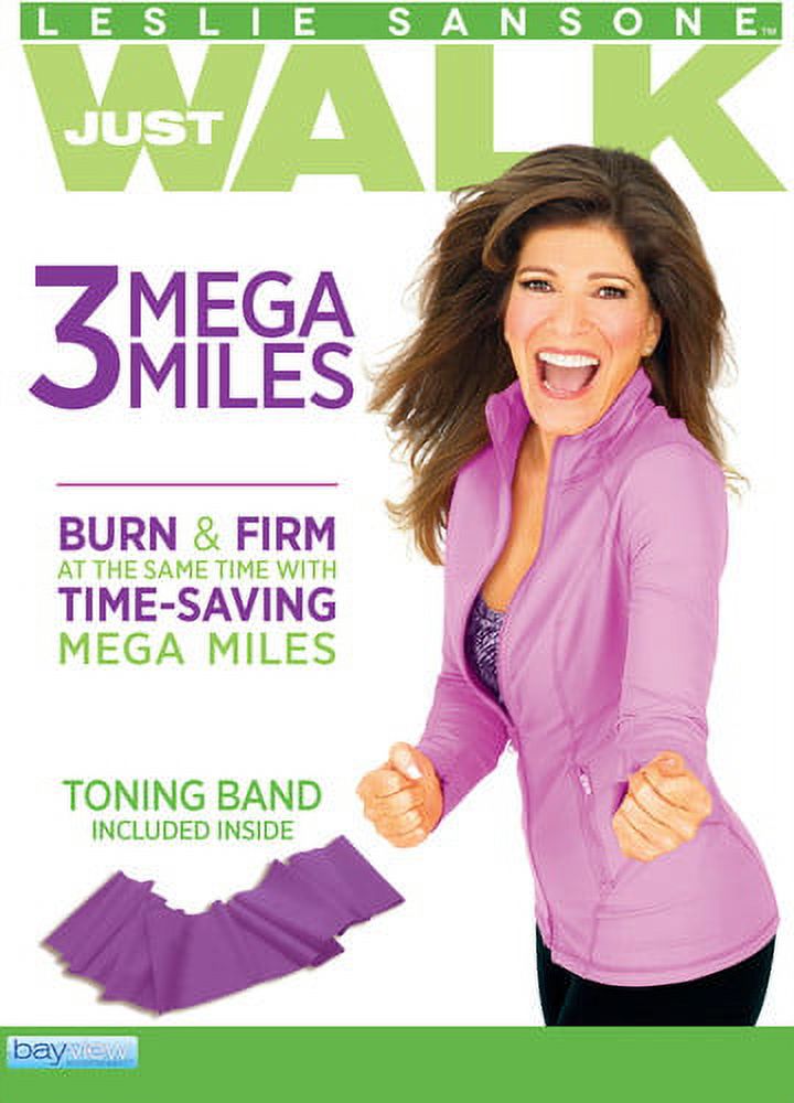 Leslie Sansone: 3 Mega Miles (Includes Free Toning Band) (DVD) - image 1 of 1