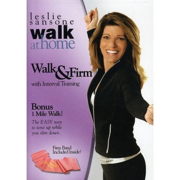 Pre-Owned leslie sansone: walk and firm with band