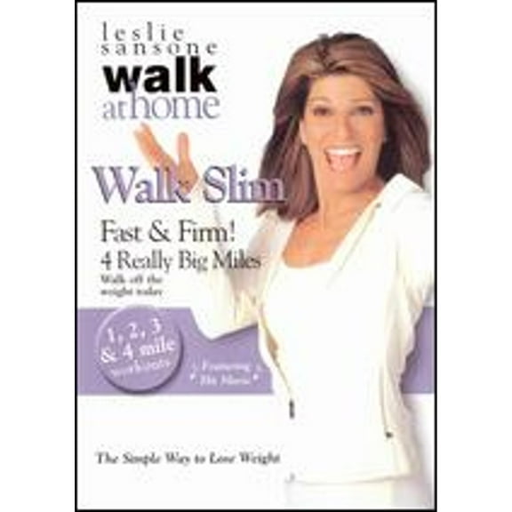 Pre-Owned Leslie Sansone: Walk Slim - Fast and Firm! 4 Really Big Miles (DVD 0013131553697)