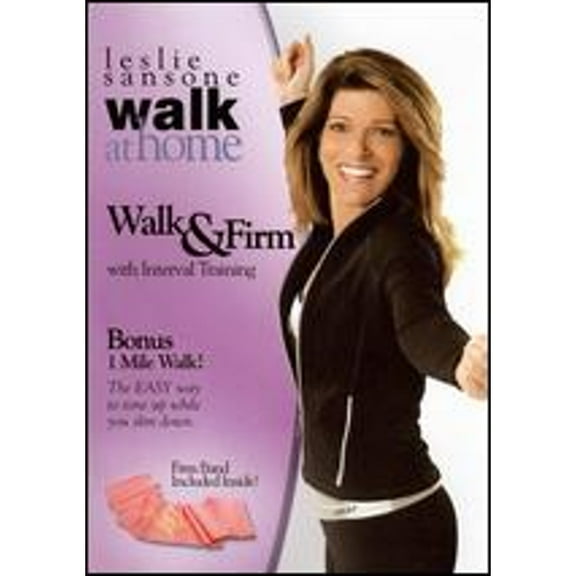 Pre-Owned Leslie Sansone: Walk at Home - Walk & Firm With Interval Training [With Firm Band] (DVD 0013131537796)