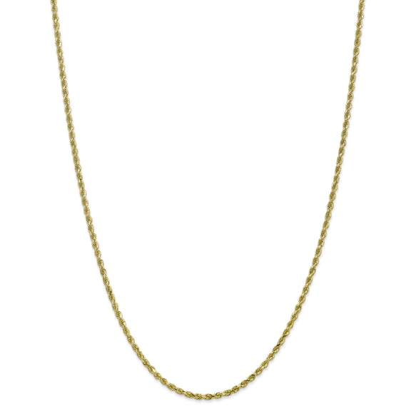 Leslie's 10K 2.5mm Diamond-Cut Rope Chain