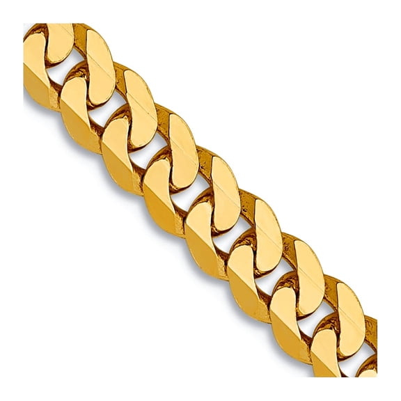 Leslie's 14K 3.9mm Flat Beveled Curb Chain