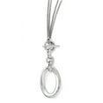 thumbnail image 1 of Leslie's 925 Sterling Silver Polished Fancy 2-Strand Toggle Necklace; 17 inch; for Adults and Teens; for Women and Men, 1 of 3