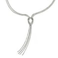 thumbnail image 1 of Leslie's 925 Sterling Silver Polished Fancy Knot With 2in ext. Necklace; 16 inch; for Adults and Teens; for Women and Men, 1 of 3