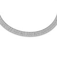 thumbnail image 1 of Leslie's 925 Sterling Silver Polished With 4 in ext. Choker Necklace; for Adults and Teens; for Women and Men, 1 of 3