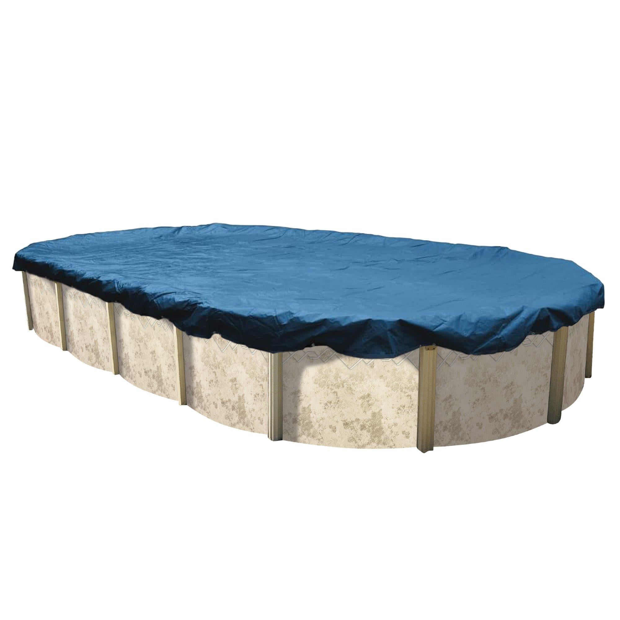 Leslie's In The Swim 18' x 36' Rectangle Inground Winter Cover - Economy -  8 Year - 7 x 7 Scrim MIDWDR1836 